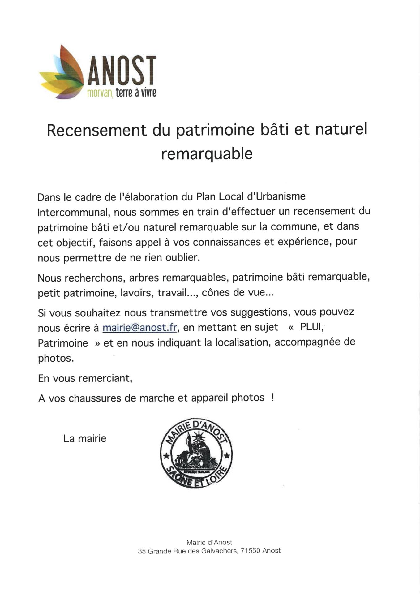 appel participatif habitants 