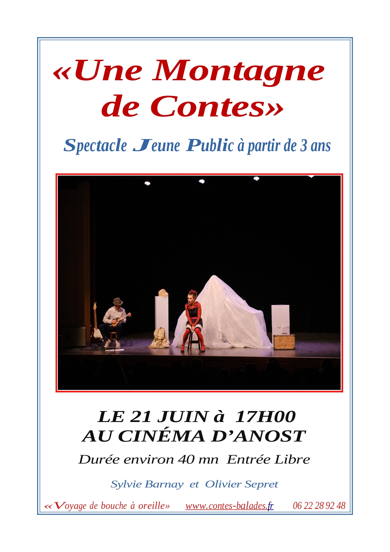 affiche montagne de contes