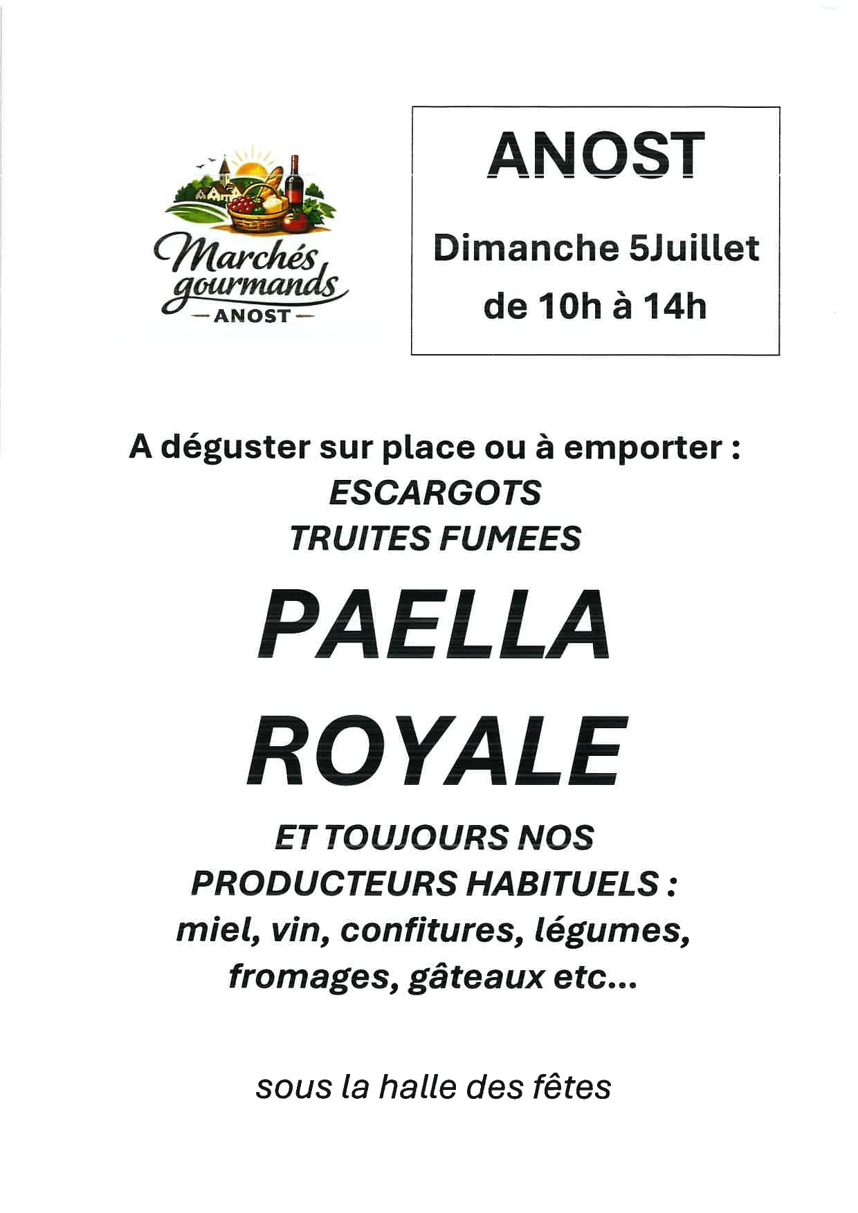 marche gourmand 5 juillet
