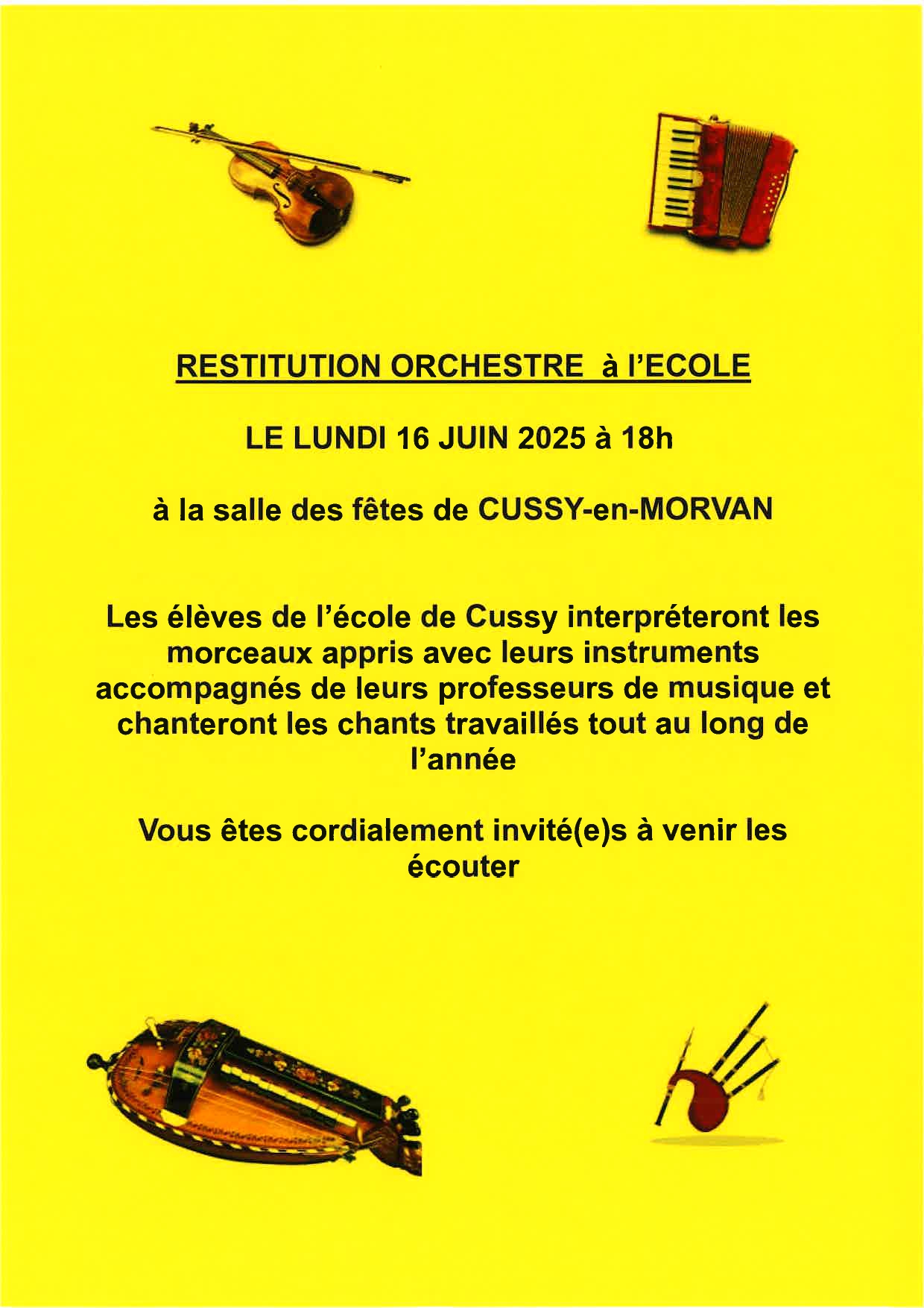 orchestre a l ecole