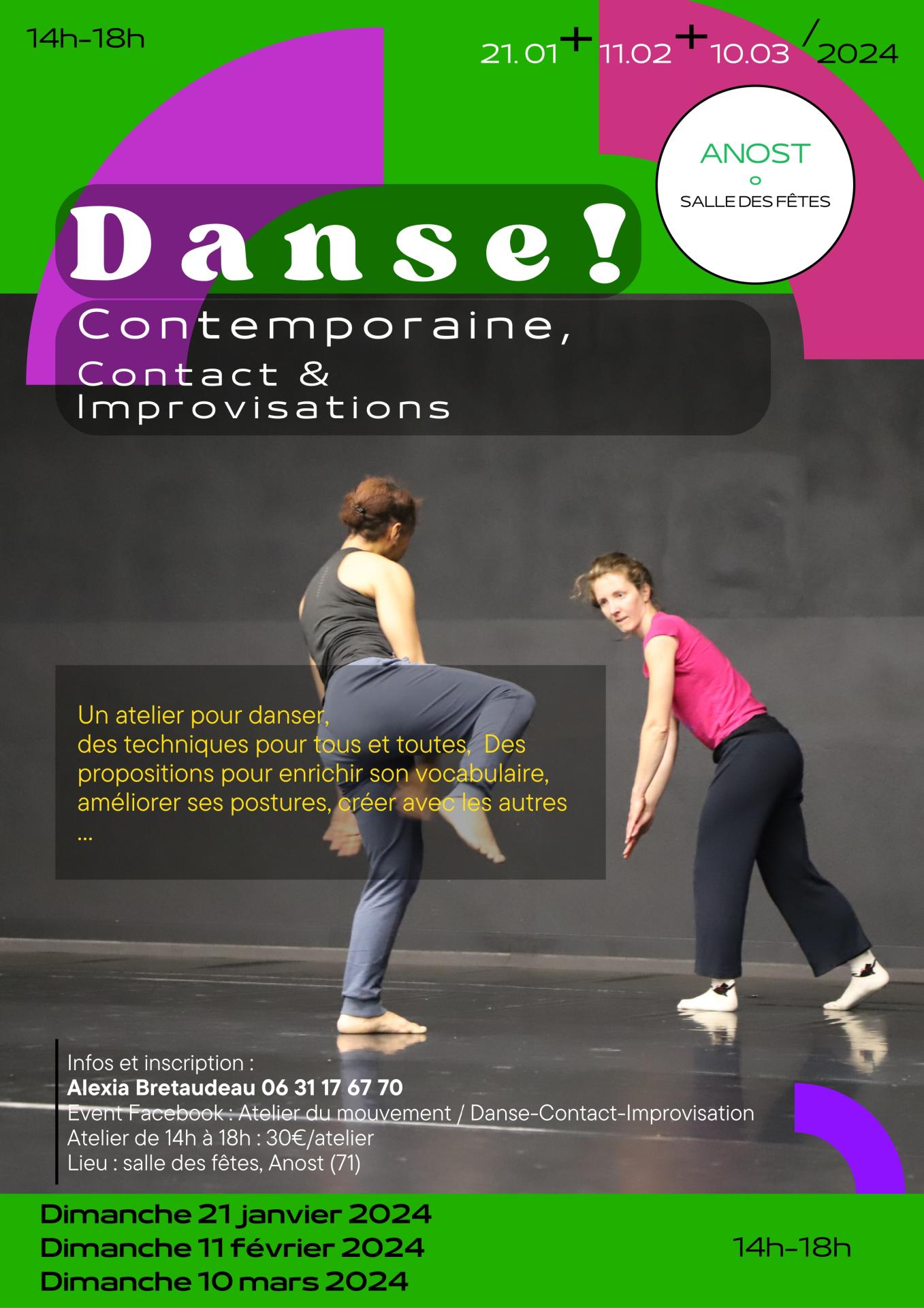 atelier danse contact improvisations