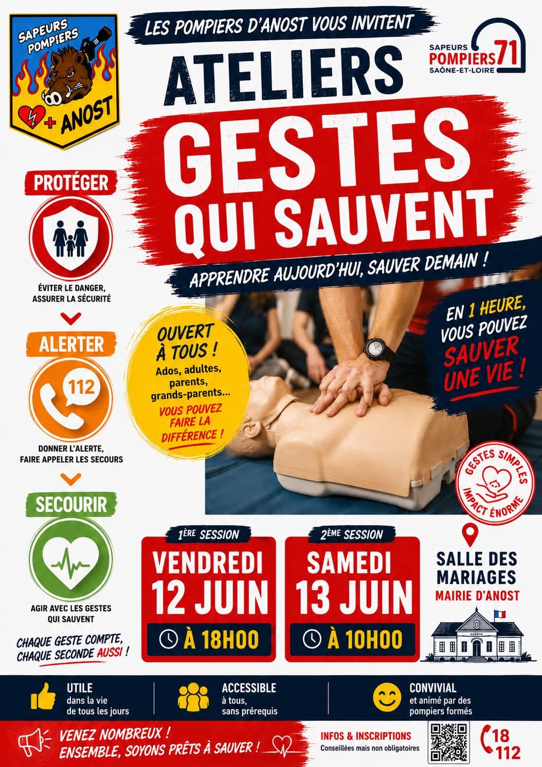atelier gestes qui sauvent